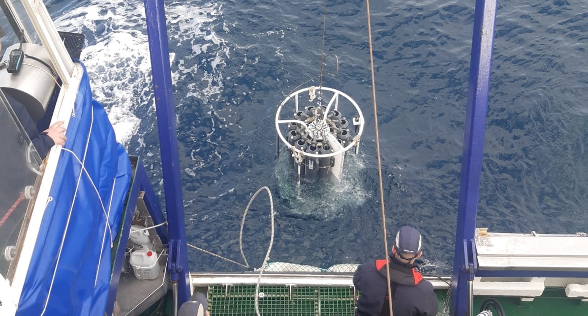 Personal del IEO, CSIC publica un estudio sobre la circulación marina en los Canales Baleares  © Cristina Alonso. Centro Oceanográfico de Málaga (IEO, CSIC)