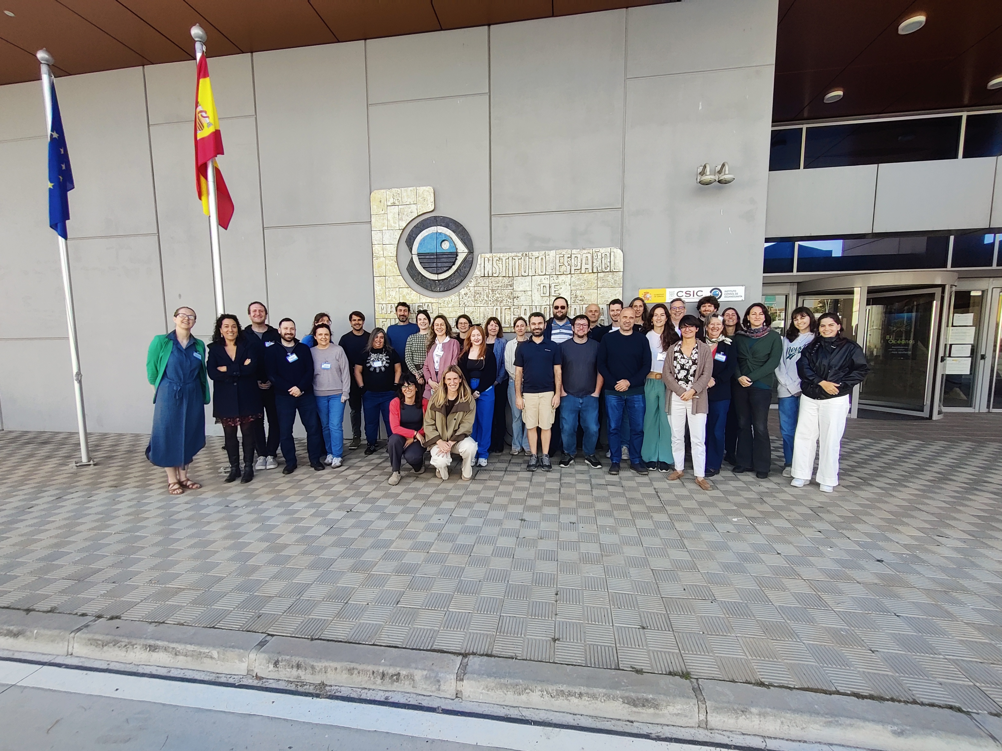 Foto de grupo de los asistentes a la tercera reunión anual del proyecto europeo Marine Beacon